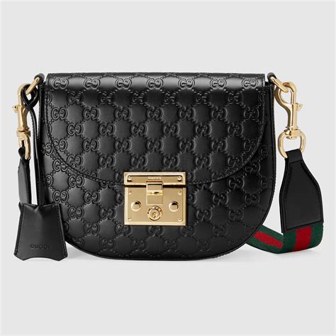 padlock gucci signature shoulder bag review|genuine Gucci padlock bag.